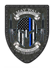Spartan law enforcement shield