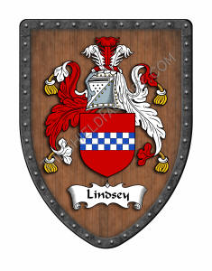 Lindsay Scotish Family Crest hanging display shield